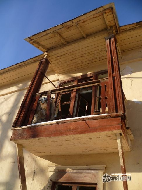 Заброшенный дом в центре Уфы