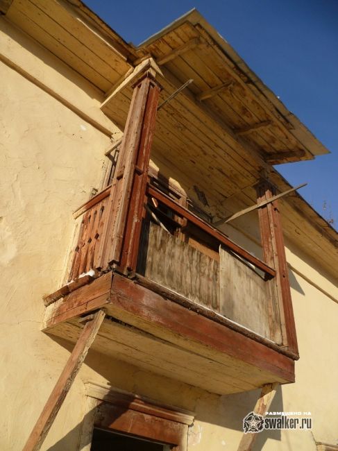 Заброшенный дом в центре Уфы