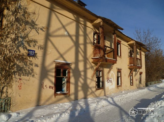 Заброшенный дом в центре Уфы