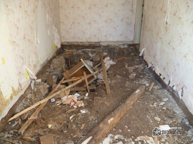 Заброшенный дом в центре Уфы