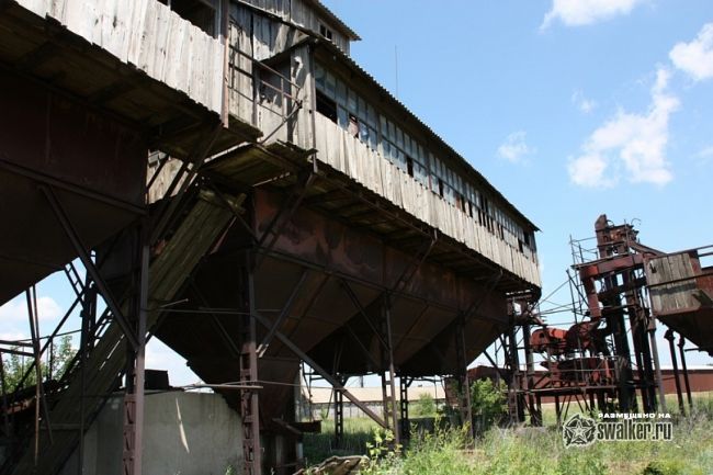 Заброшенное зернохранилище, Волгоградская область
