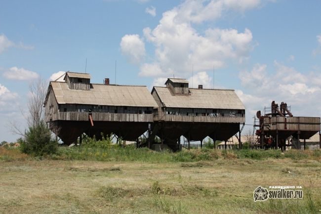 Заброшенное зернохранилище, Волгоградская область