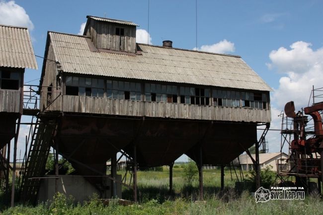 Заброшенное зернохранилище, Волгоградская область
