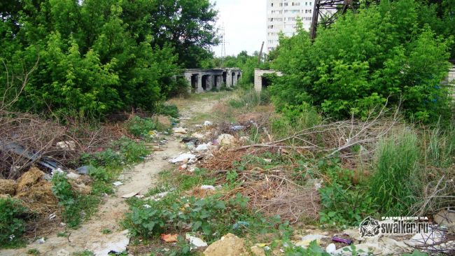 Заброшенные гаражи, Волгоградская область