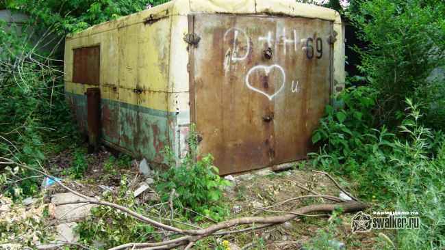 Заброшенные гаражи, Волгоградская область