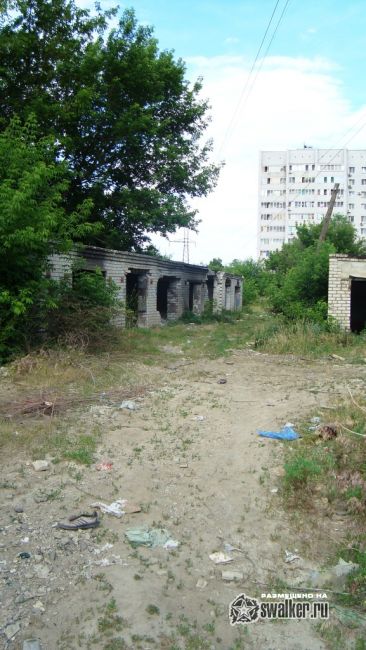 Заброшенные гаражи, Волгоградская область