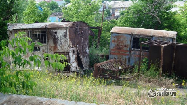 Заброшенные гаражи, Волгоградская область
