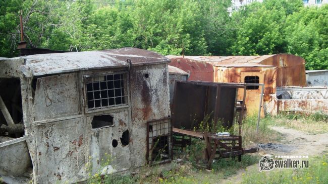 Заброшенные гаражи, Волгоградская область
