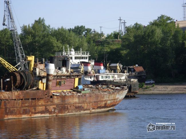 Окраина судоремонтного завода