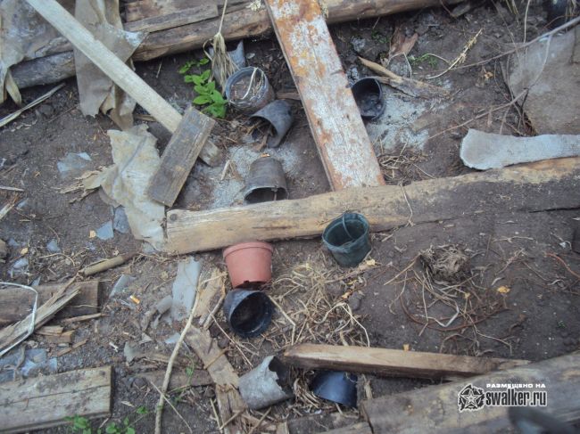 Заброшенный тепличный комплекс