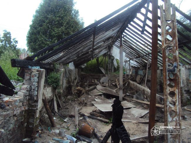 Заброшенный тепличный комплекс