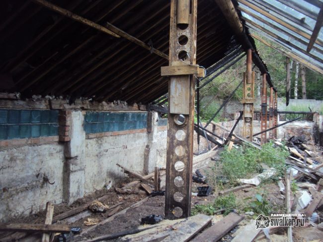 Заброшенный тепличный комплекс