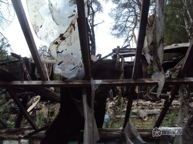 Заброшенный тепличный комплекс