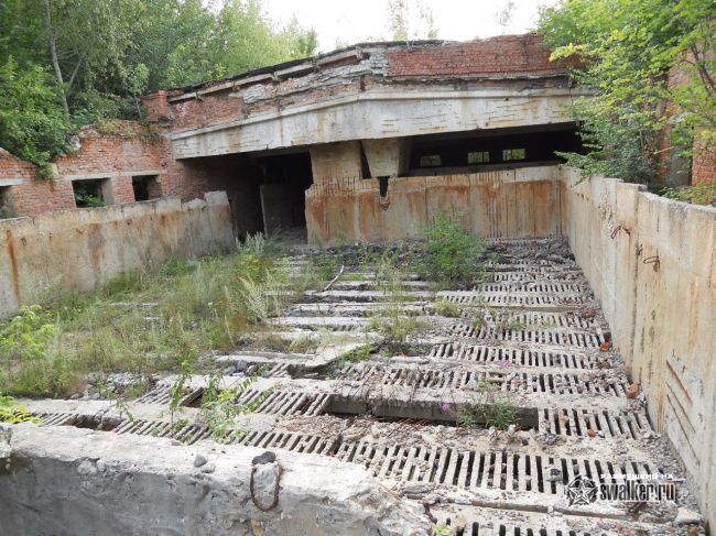 Заброшенные очистные сооружения