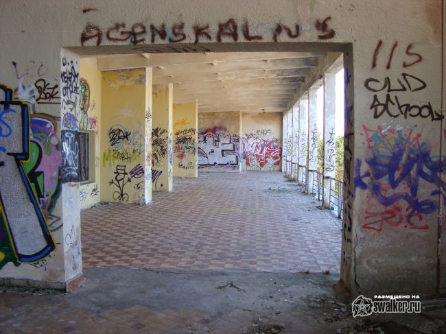 Заброшенный санаторий ДКБФ Майори, Юрмала, Латвия