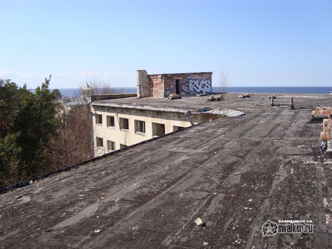 Заброшенный санаторий ДКБФ Майори, Юрмала, Латвия