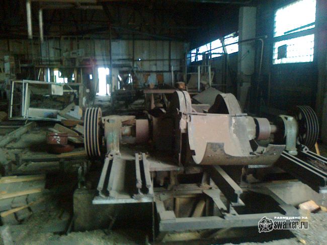 Заброшенный лесозавод, Красноярский край