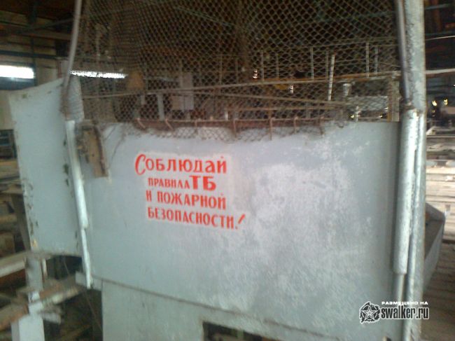 Заброшенный лесозавод, Красноярский край