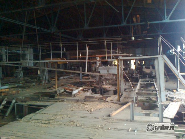 Заброшенный лесозавод, Красноярский край