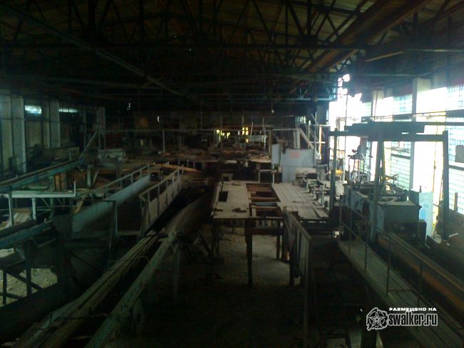 Заброшенный лесозавод, Красноярский край