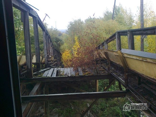 Заброшенный лесозавод, Красноярский край