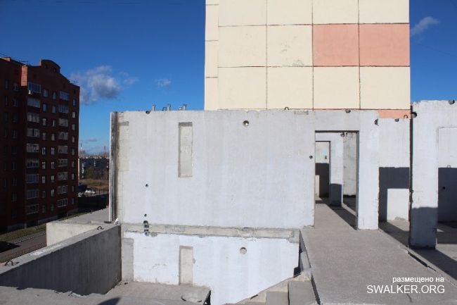 Недостроенная многоэтажка, Копейск