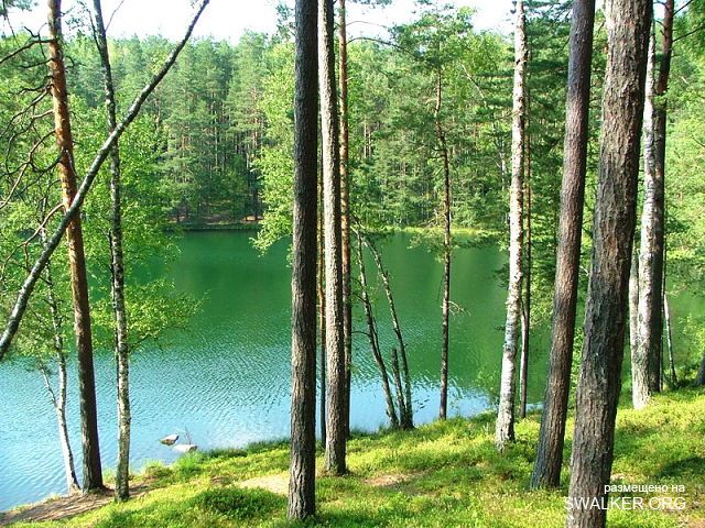 Чёртово озеро в Латгалии