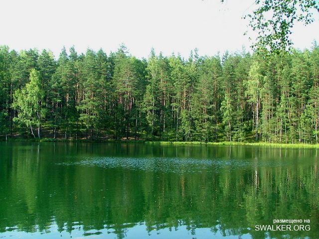 Чёртово озеро в Латгалии