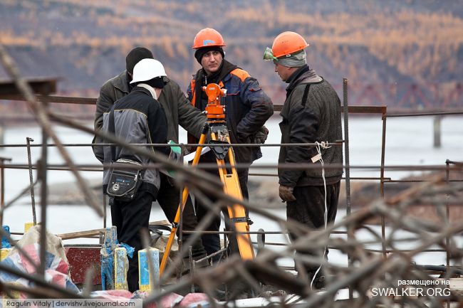 Усть-Среднеканская ГЭС на реке Колыма