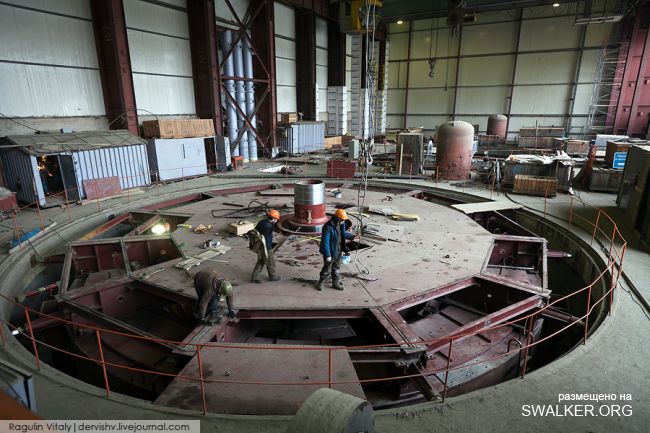 Усть-Среднеканская ГЭС на реке Колыма