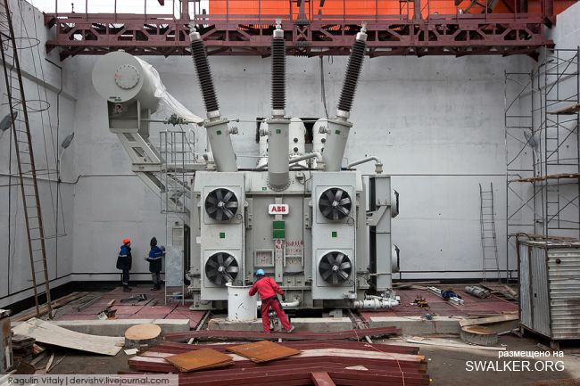 Усть-Среднеканская ГЭС на реке Колыма