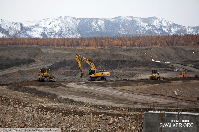 Усть-Среднеканская ГЭС на реке Колыма