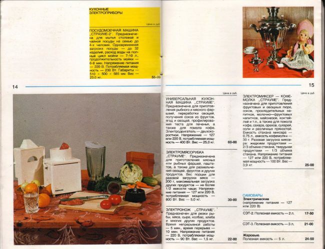 Прейскурант на товары в 1975 году Прейскурант на товары в 1975 году