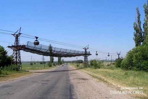 Заброшенная воздушная канатная дорога, Украина