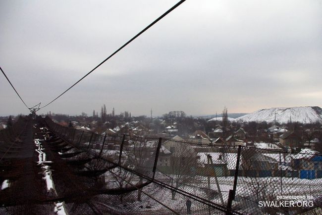 Заброшенная воздушная канатная дорога, Украина