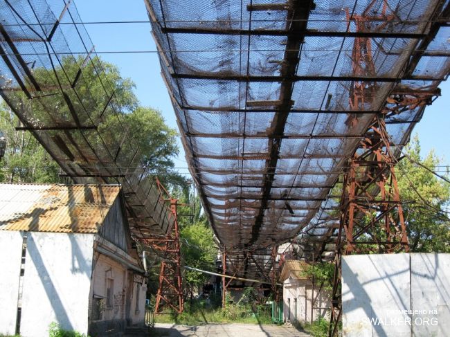 Заброшенная воздушная канатная дорога, Украина