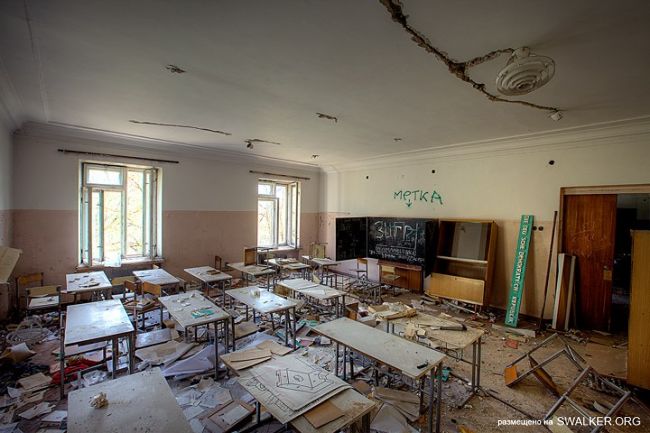 Заброшенная школа, Подмосковье