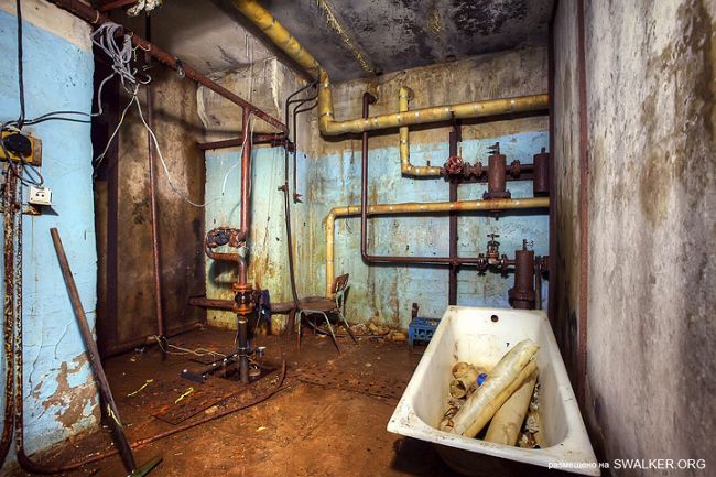 Заброшенное бомбоубежище Дворца Культуры, Московская область