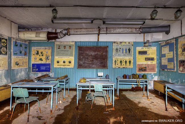 Заброшенное бомбоубежище Дворца Культуры, Московская область