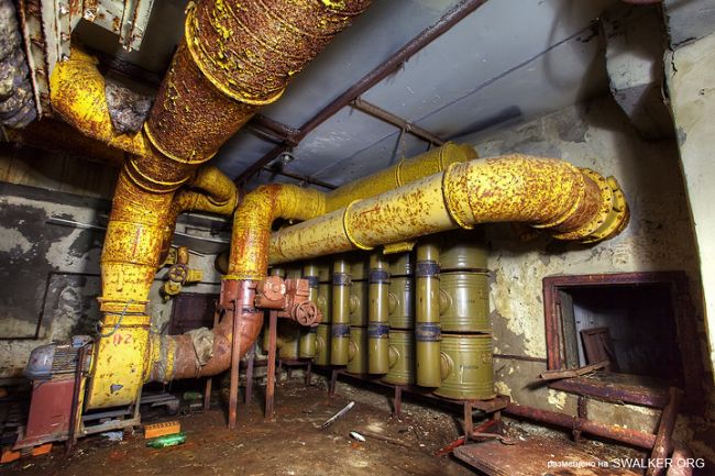 Заброшенное бомбоубежище Дворца Культуры, Московская область