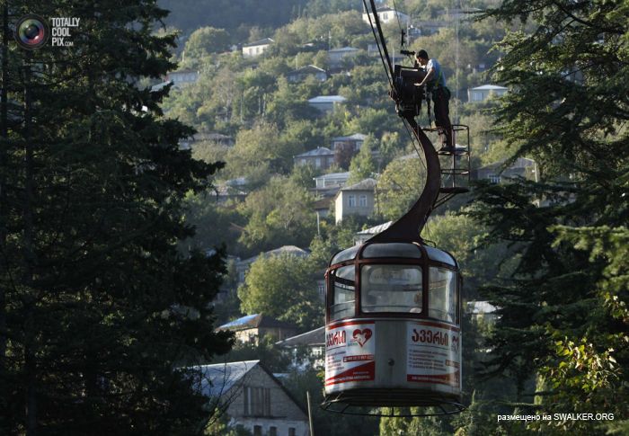 Канатная дорога в Чиатуре, Грузия