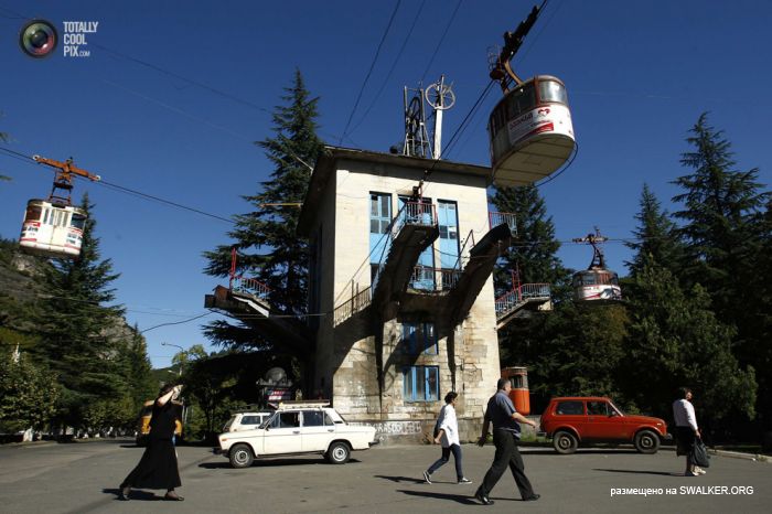 Канатная дорога в Чиатуре, Грузия