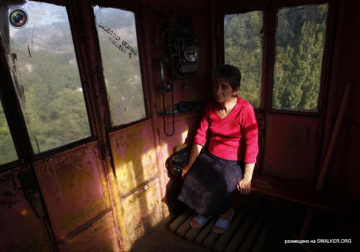 Канатная дорога в Чиатуре, Грузия