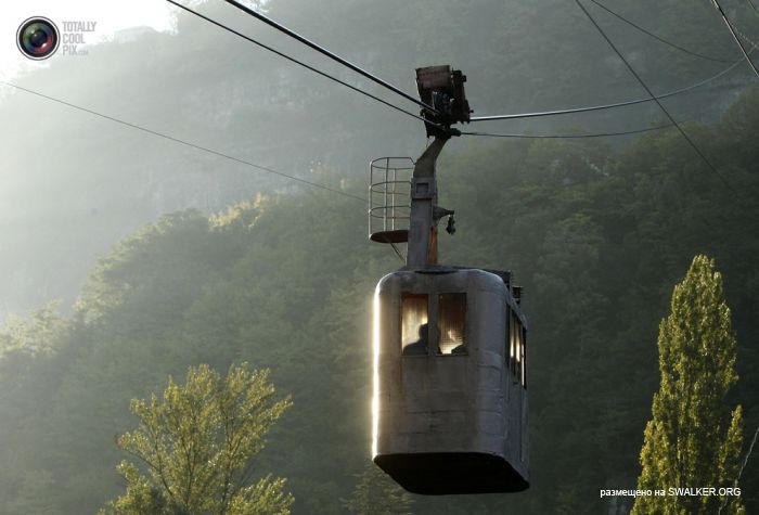 Канатная дорога в Чиатуре, Грузия