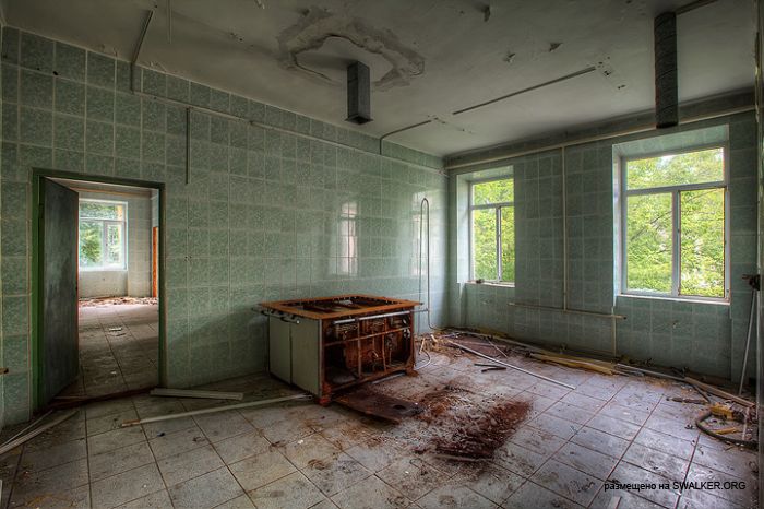 Заброшенны госпиталь, Московская область