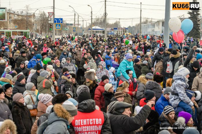 Сочи2014 - Олимпийский огонь в Каменске