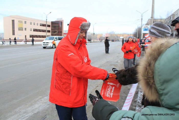 Сочи2014 - Олимпийский огонь в Каменске