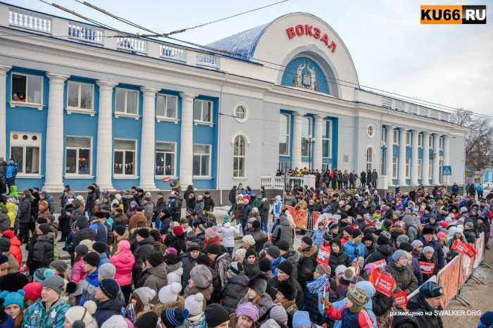 Сочи2014 - Олимпийский огонь в Каменске