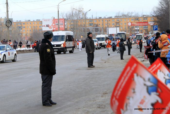 Сочи2014 - Олимпийский огонь в Каменске