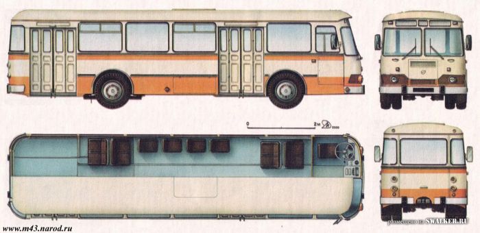 ЛиАЗ-677 - автобус нашего детства